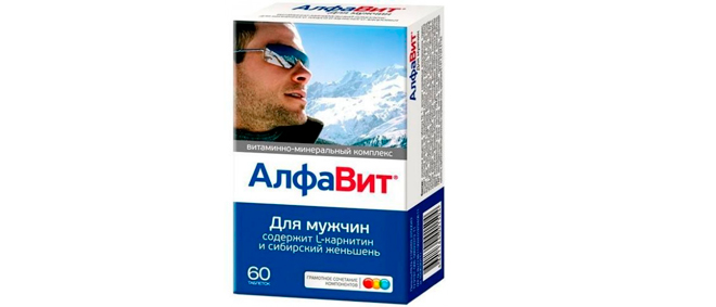 Упаковка АлфаВит, 60 таблеток