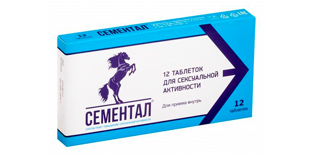 Упаковка Сементал на 12 таблеток