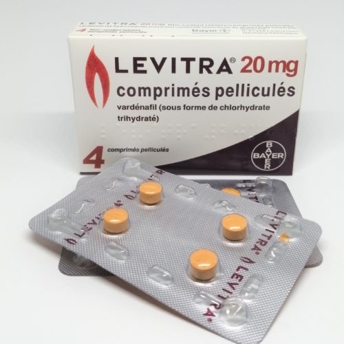 Упаковка препарата Левитра, 20 mg