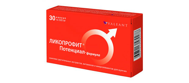 Упаковка препарата Ликопрофит Потенциал-Формула