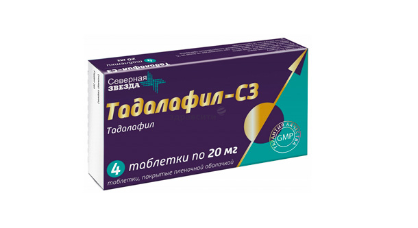 Упаковка препарата Тадалафил С-3